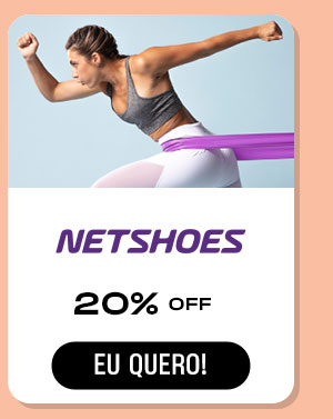 Netshoes: 20% off. Eu quero!