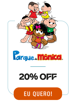 Parque da Mônica: 20% OFF | Eu quero!