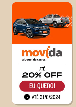 Movida até 20% OFF | Eu Quero!