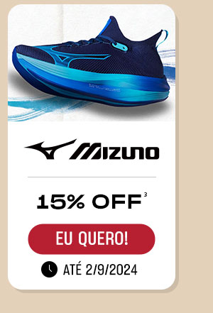 Mizuno 15% OFF | Eu Quero!