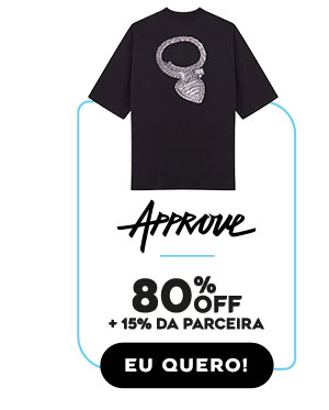 Até 80% OFF na Approve + 15% da parceria