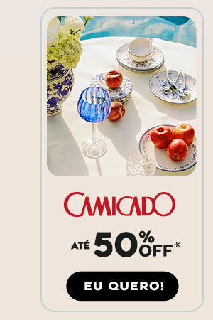 Camicado: até 50% OFF* Eu quero!