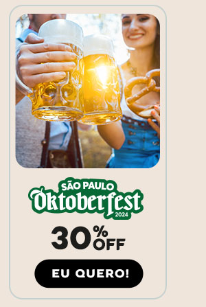 Oktoberfest: 30% OFF. Eu quero!