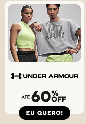 Under Armour: até 60% OFF