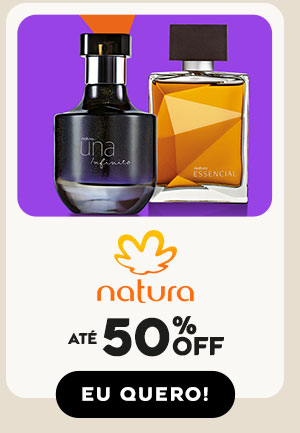 Natura: até 50% OFF