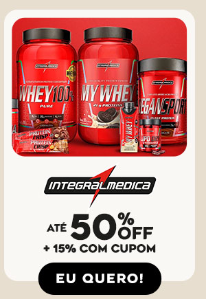 Integralmedica: até 50% off + 15% com cupom