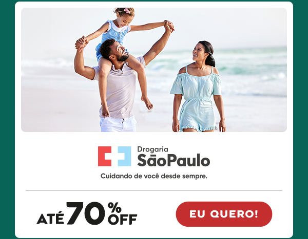 Drogaria São Paulo: Até 70% OFF - Eu quero!