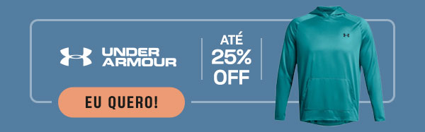 Under Armour: até 25% OFF | Eu quero!