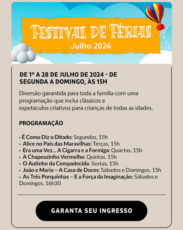 Festival de Férias Junho 2024