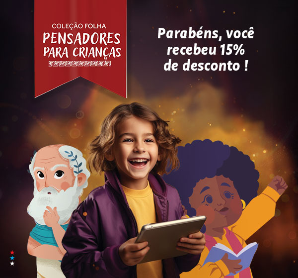 Coleção Folha Pensadores para Crianças | Apenas R$ 24,90 cada livro + ebook bilíngue | Coleção Completa em até 12x e Frete Grátis*