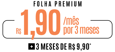 Folha Premium: R$ 1,90/mês por 3 meses + 3 meses de R$ 9,90