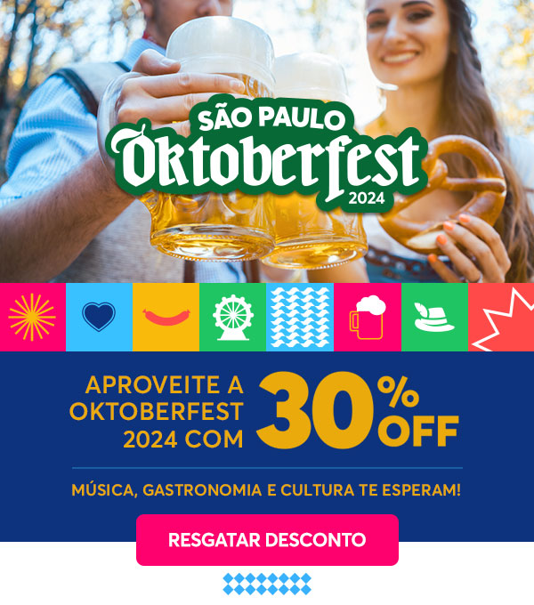 São Paulo Oktoberfest 2024, aproveite com 30% OFF | Música, Gastronomia e cultura te esperam!