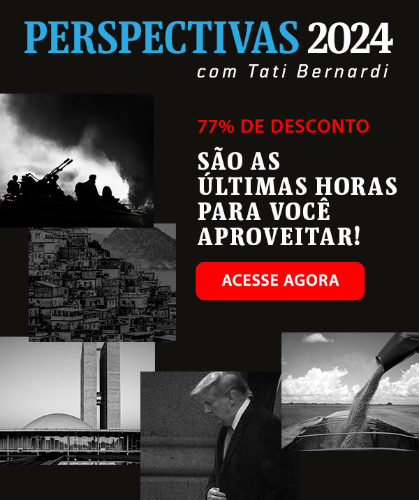 Perspectivas 2024 com Tati Bernardi. 77% de Desconto, são as últimas horas para você aproveitar! Acesse agora.