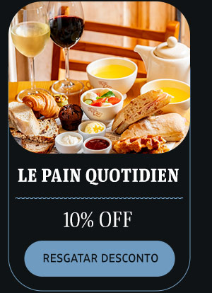 Le Pain Quotidien: 10% OFF - Resgate o Desconto