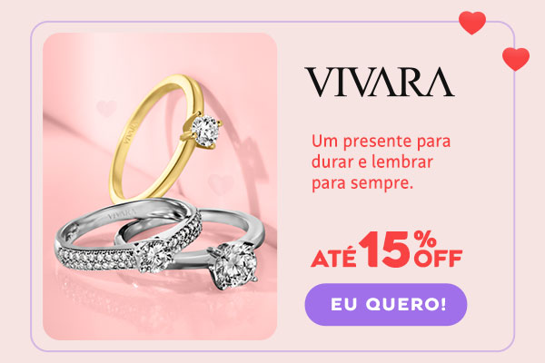 Vivara: até 15% OFF