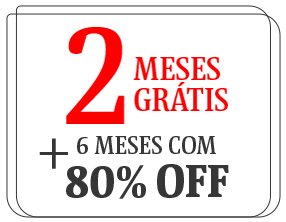 2 meses grátis + 6 meses por apenas R$ 9,90/mês