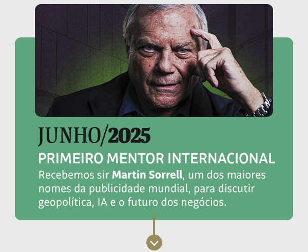 Junho/2025 | Primeiro mentor internacional