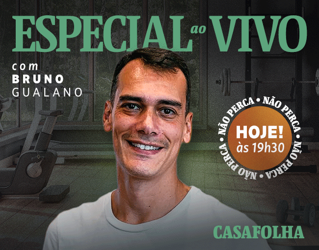 CasaFolha Especial ao vivo com Bruno Gualano: Não perca! Hoje às 19h30