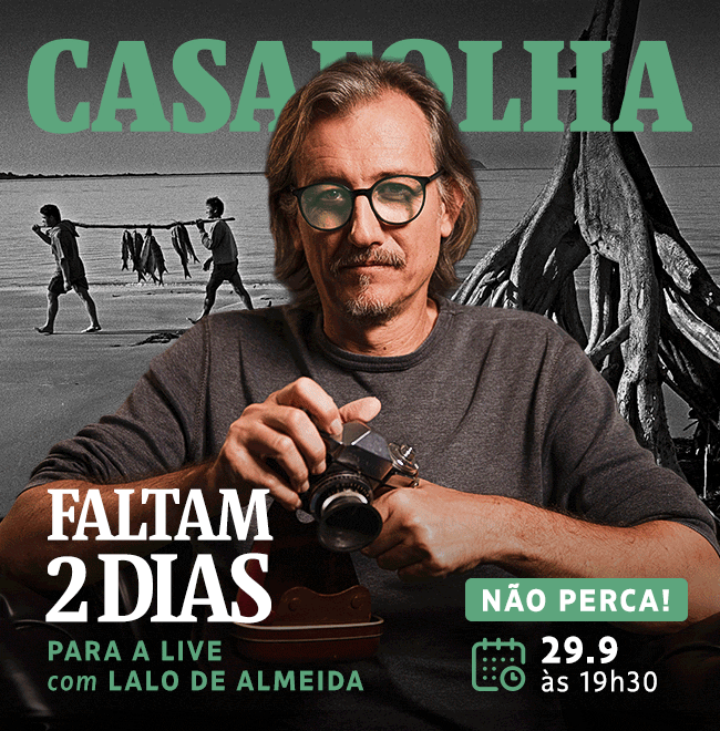CasaFolha | Faltam 2 dias para a live com Lalo de Almeida | Não perca! 29.9, às 19h30