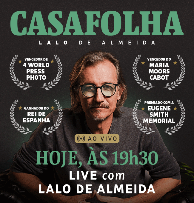 CasaFolha | Hoje, às 19h30 live com Lalo de Almeida