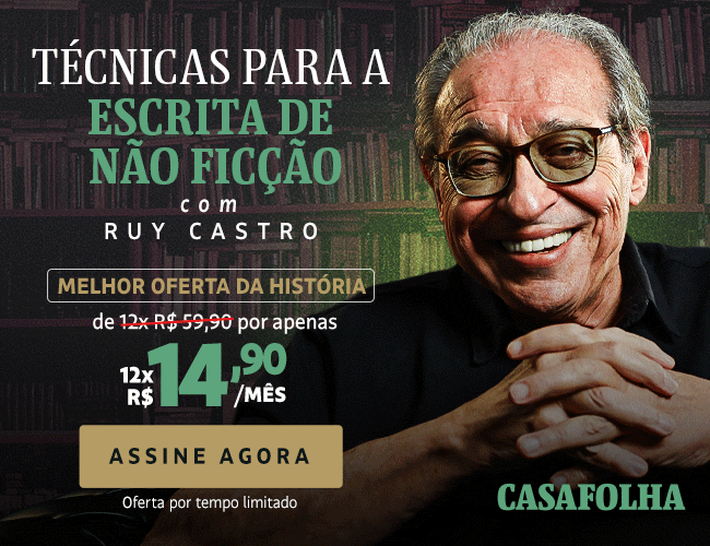 CasaFolha | Técnicas para a escrita de não ficção - com Ruy Castro. Melhor oferta da história. de R$ 59,90 por apenas R$ 14,90/mês.