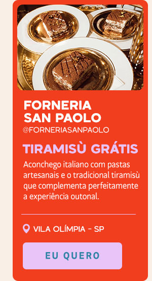 Forneria San Paolo: Tiramisù Grátis
