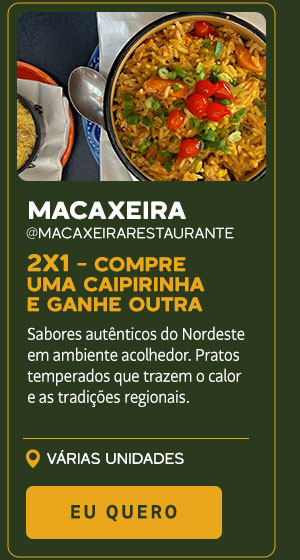 Macaxeira: 2x1: compre uma caipirinha e ganhe outra