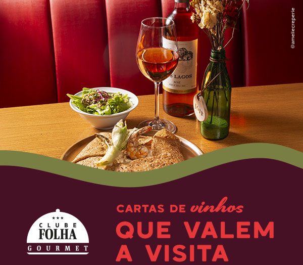 Clube Folha Gourmet: cartas de vinhos que valem a visita | 