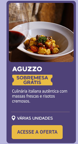 Aguzzo: sobremesa grátis