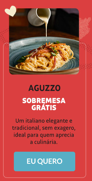 Aguzzo: sobremesa grátis