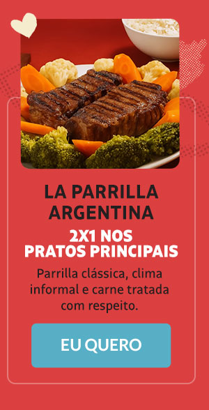 La Parrilla Argentina: 2x1 nos pratos principais