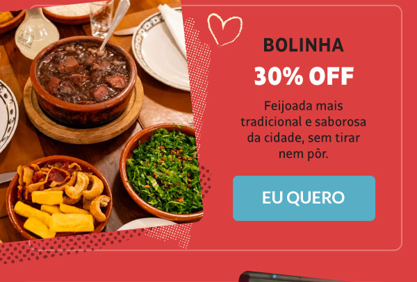 Bolinha: 30% OFF