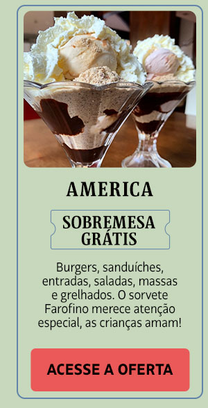 America: sobremesa grátis