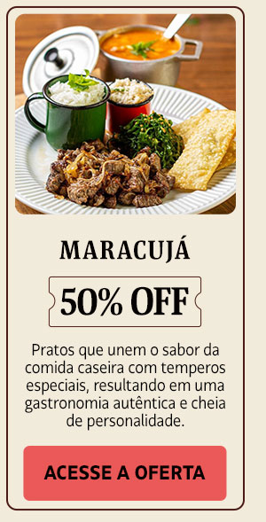 Maracujá: 50% OFF