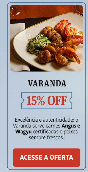 Varanda: 15% OFF