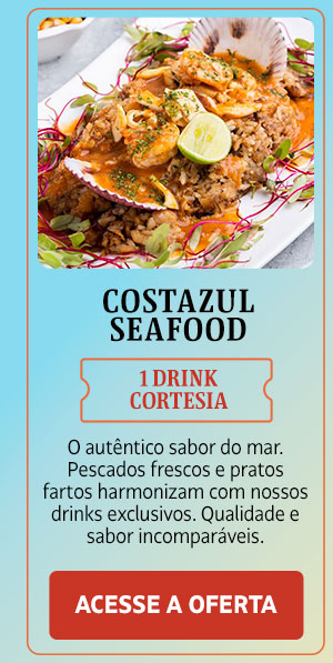 Costazul Seafood: 1 drink cortesia