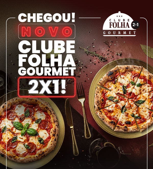 Chegou! Novo Clube Folha Gourmet 2x1