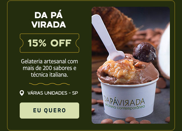 Da Pá Virada: 15% OFF