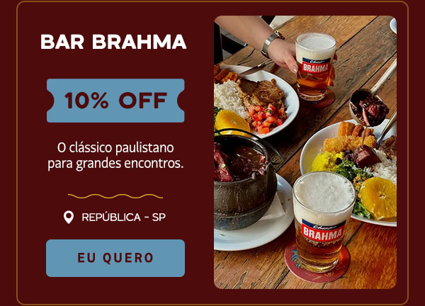 Bar Brahma: 10% OFF