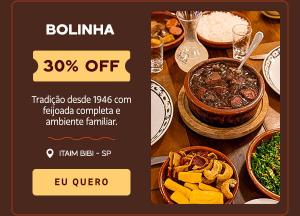 Bolinha: 30% OFF