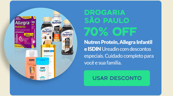 Drogaria São Paulo: 70% OFF