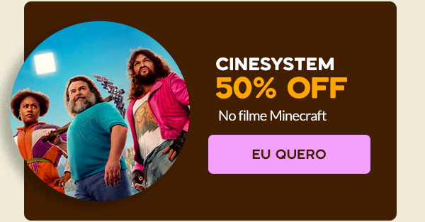 Cinesystem: 50% Off no filme Minecraft