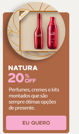 Natura: 20% OFF