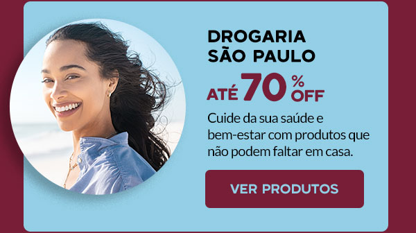 Drogaria São Paulo: até 70% OFF