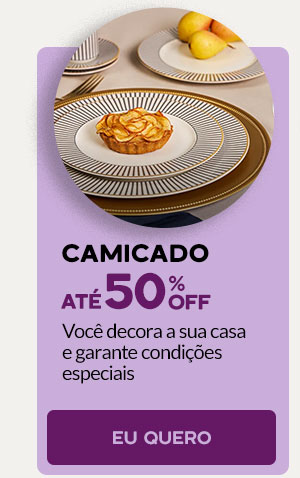 Camicado: até 50% OFF