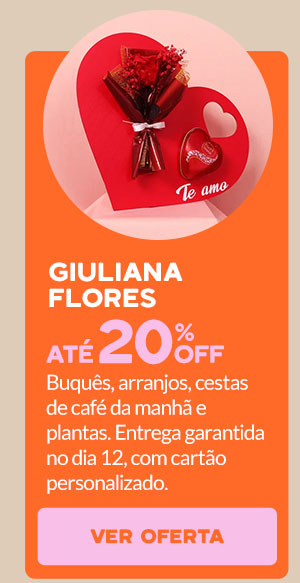 Giuliana Flores: até 20% OFF