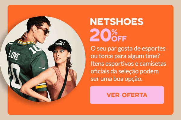 Netshoes: 20% OFF