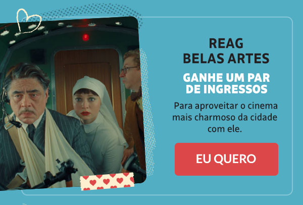 Reag Belas Artes: ganhe um par de ingressos