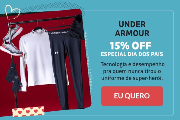 Under Armour: 15% OFF