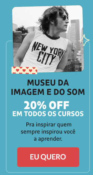 Museu da Imagem e do Som: 20% OFF em todos os cursos